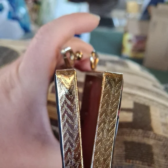 Spectapurse Black Patent Wallet Pink & White Retro Figure Print - Picture 6 of 9